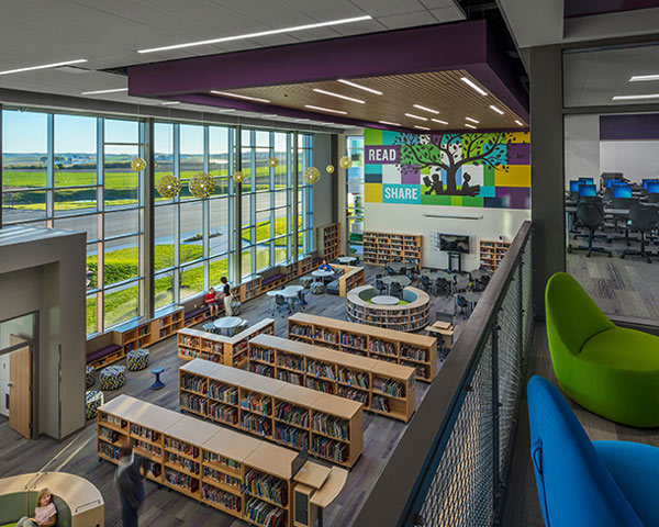 Waunakee intermediate school interior