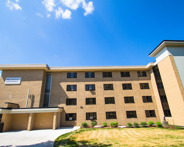 UW Whitewater dorm exterior