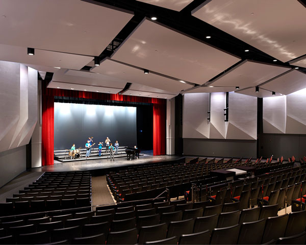 West Dubuque High School auditorium