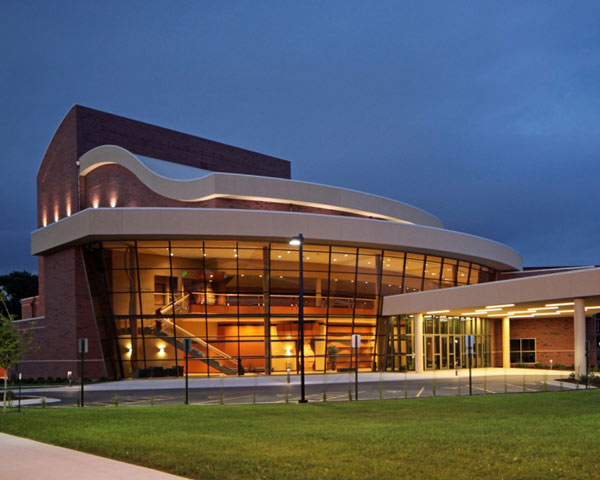 DBQ performing arts center exterior