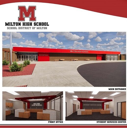 Milton HS building renderings