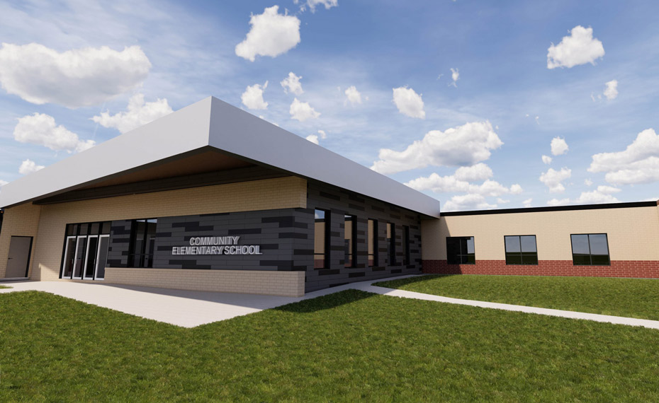 Edgerton community elementary school exterior