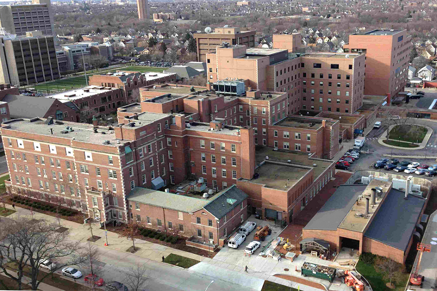 UW Milwaukee Northwest Quad phase 2 aerial view